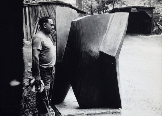 Robert Frank. Untitled (Raoul Hague, Woodstock, New York). 1955. Gelatin silver print