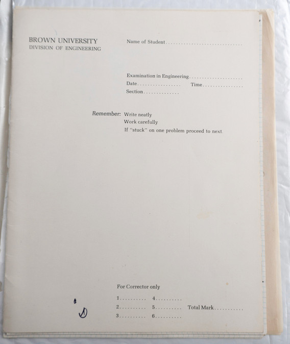 Rebecca Allen still keeps a physical submission folder from Brown University, where she stored her early sketches