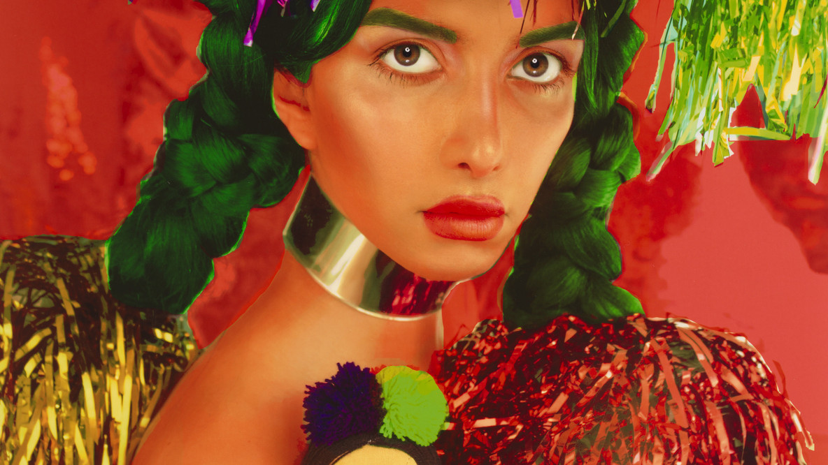 Martine Gutierrez. Indigenous Woman. 2018. Offset print magazine and chromogenic print, 16 1/2 × 11&#34; (41.9 × 27.9 cm). Gift of the artist and Ryan Lee Gallery, New York, NY. © 2024 Martine Gutierrez
