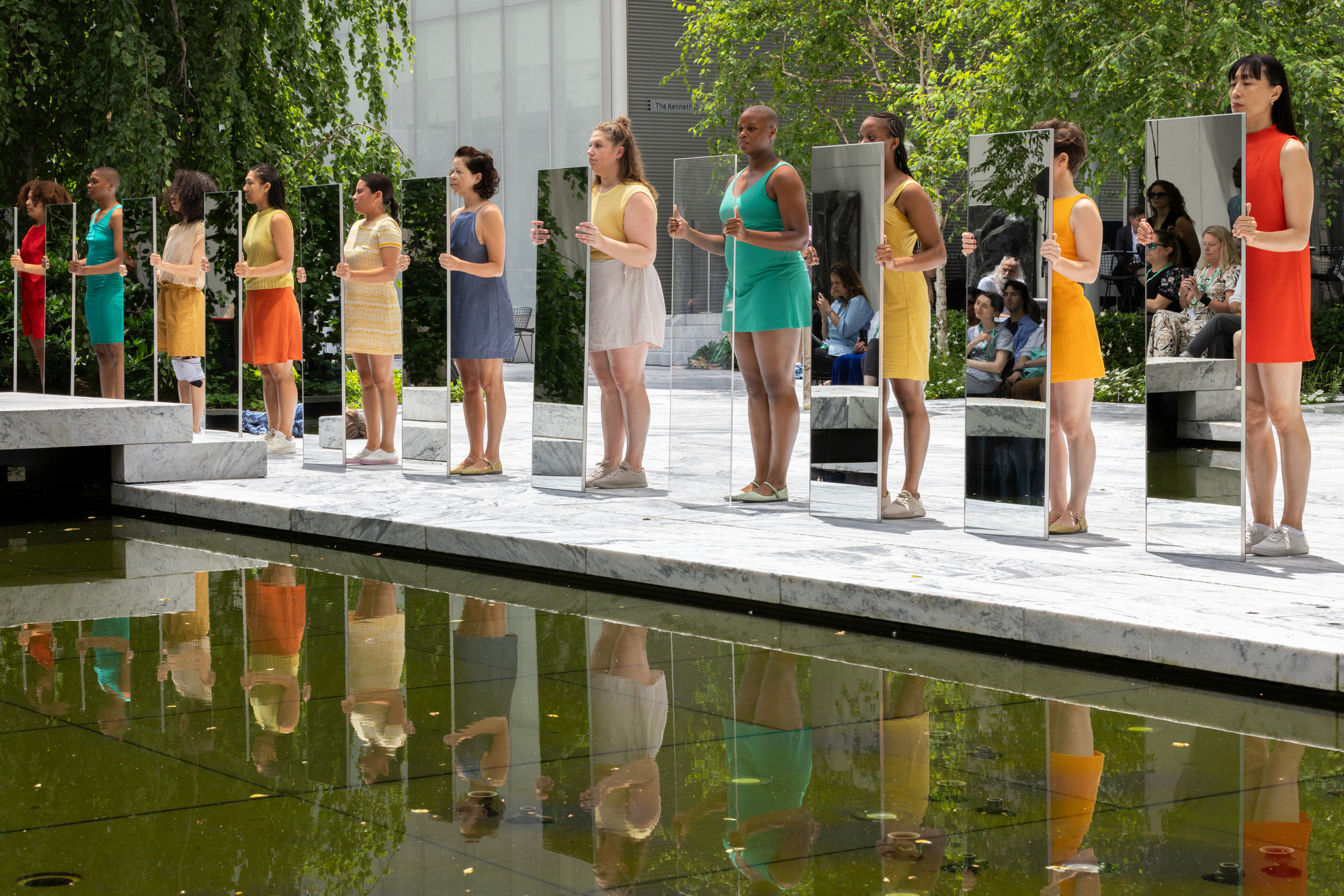 Performance images of Joan Jonas: Mirror Piece I & II: Performance ...