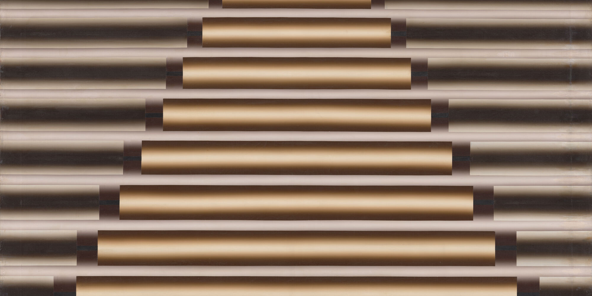 Lee Seung Jio. Nucleus F-G-999. 1970. Oil on canvas, 63 3/4 × 63 3/4" (162 × 162 cm). The Museum of Modern Art, New York. Committee on Painting and Sculpture Funds, and gift of Richard Roth, Kukje Arts and Cultural Foundation, and Miyoung Lee