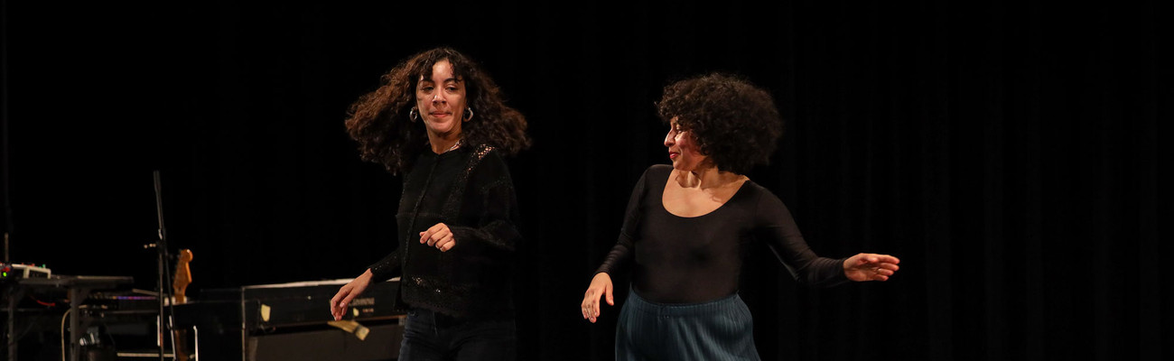 Mariana Valencia. Arrival (work-in-process). 2024. With music by Jazzy Romero. Performed at the Maggie Allesee National Center For Choreography at the Florida State University School of Dance. Photo: Chris Cameron