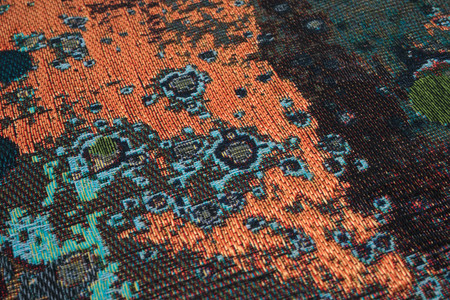 Detail of textile in progress for Otobong Nkanga: Cadence. Courtesy of Otobong Nkanga. © Otobong Nkanga. Photo: Wim van Dongen