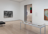Installation view of Gallery 416: Romare Bearden, The Museum of Modern Art, New York, July 26, 2024–ongoing. Photo: Jonathan Dorado. Digital image © 2024 The Museum of Modern Art, New York