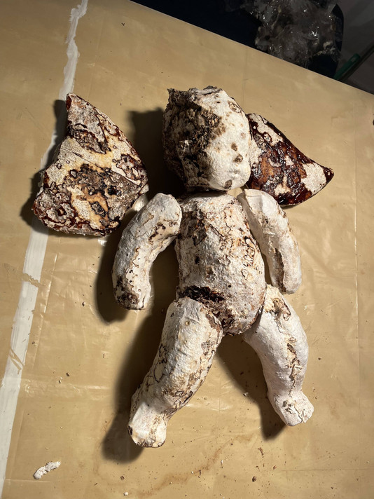 Cupid, work in progress. Photo: Nour Mobarak