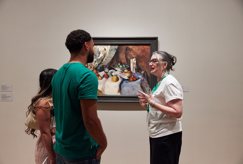 A MoMA gallery tour. Photo: Alycia Kravitz. Shown: Paul Cézanne. Still Life with Apples. 1895–98. Oil on canvas. The Museum of Modern Art, New York. Lillie P. Bliss Collection