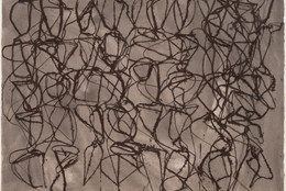 Brice Marden. Rain. 1991. Ink and ink wash on paper, 25 3/4 x 34 1/4&#34; (65.4 x 87.2 cm). Gift of The Edward John Noble Foundation Inc. and Jo Carole and Ronald S. Lauder. © 2024 Brice Marden / Artists Rights Society (ARS), New York