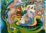 Erik Parker. Forces of Some Nature. 2004. Synthetic polymer paint, watercolor, ballpoint pen, felt-tip pen, colored pencil, and pencil on paper. The Museum of Modern Art, New York. The Judith Rothschild Foundation Contemporary Drawings Collection Gift. © 2024 Erik Parker