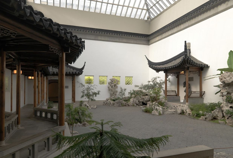 The Astor Chinese Garden Court, 1981. Modeled on a Ming dynasty (1368–1644) scholar’s courtyard in the Garden of the Master of the Fishing Nets, Suzhou. The Metropolitan Museum of Art, New York, Gift of the Vincent Astor Foundation, 1981