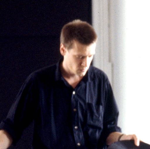 Christian Marclay performing in the P.S. 1 exhibition “Performance (Spring 1983).” Photo: John Wronn