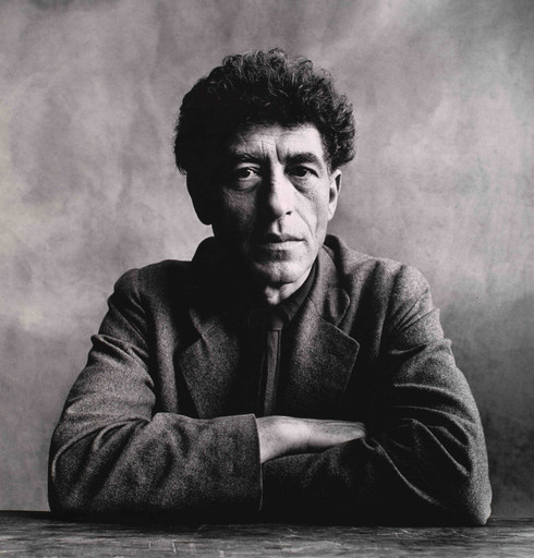 Irving Penn. Alberto Giacometti, Paris. 1950. Gelatin silver print, 14 1/8 × 13 7/16&#34; (35.9 × 34.1 cm). The Museum of Modern Art, New York. Gift of the photographer
