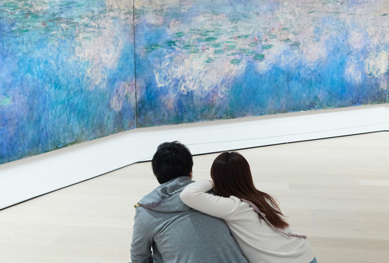 Claude Monet. Water Lilies. 1914–26. Oil on canvas, three panels. The Museum of Modern Art, New York. Mrs. Simon Guggenheim Fund. Photo: Gus Powell