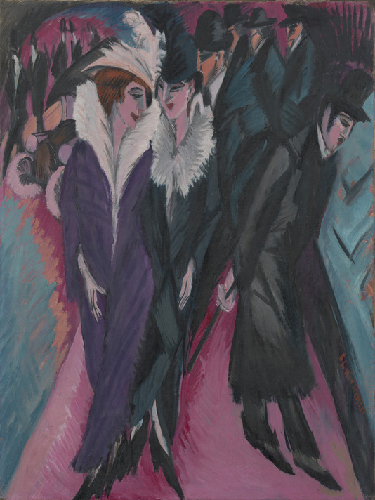 Ernst Ludwig Kirchner. Street, Berlin. 1913. Oil on canvas