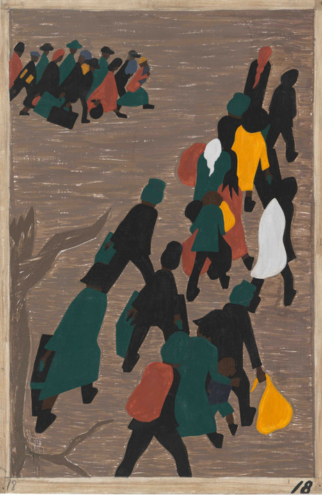 Jacob Lawrence. The migration gained in momentum. 1940–41