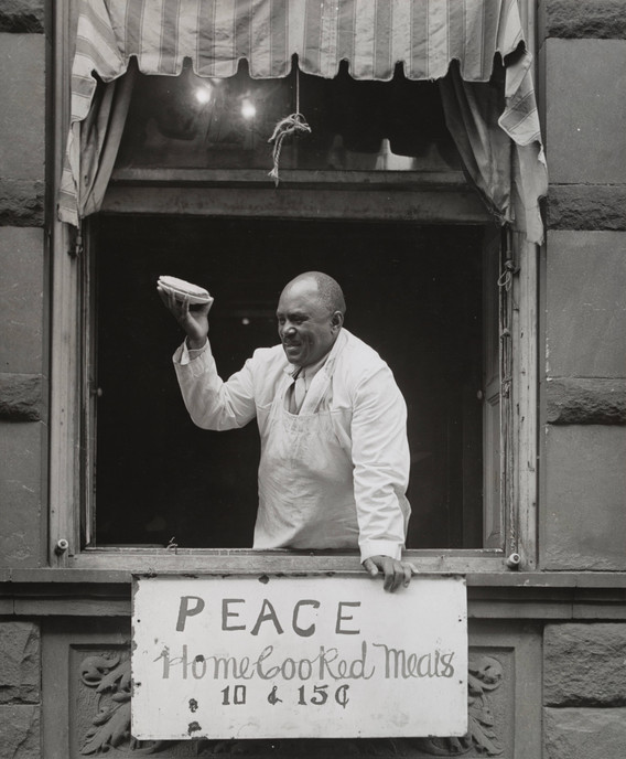 Aaron Siskind. Peace Meals. c. 1937