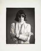 Photograph of Joan Mitchell. 1981. Timothy Greenfield-Sanders “Art World” Collection. The Museum of Modern Art Archives, New York