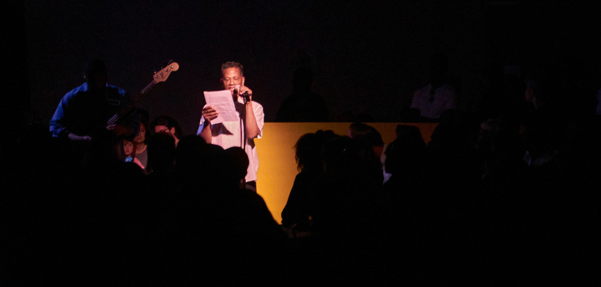 Kevin Beasley and Ralph Lemon in Tell it anyway, MoMA PS1, November 16, 2024