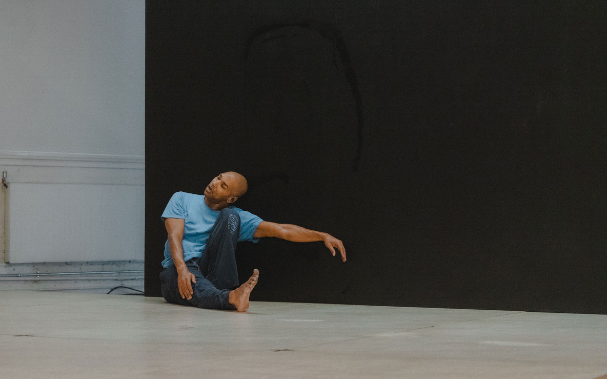 Darrell Jones performing Ralph Lemon’s In Proximity (2022–25) at MoMA PS1, January 16, 2025