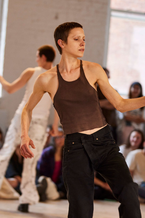 Performance view of Michele Rizzo’s HIGHER xtn, MoMA PS1, May 18–19, 2024