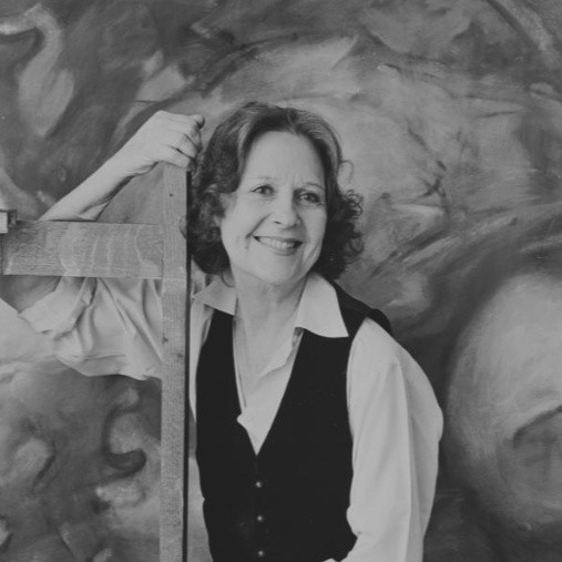 Dorothea Tanning in studio, circa 1986. Jan Butterfield papers, 1950-1997. Archives of American Art, Smithsonian Institution.