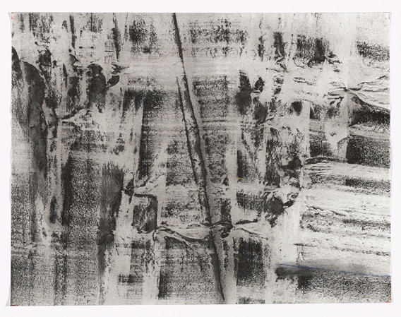 Jack Whitten. Broken Spaces #1. 1974. Dry pigment and pastel on paper