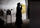 Rosa Barba. Voice Engine. 2021. Performance and installation view, Callie’s, Berlin, 2021. Photo: Callie’s. ©️ Rosa Barba
