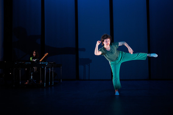 Jazzy Romero and Mariana Valencia performing Jacklean (in rehearsal)