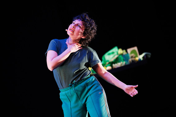 Mariana Valencia performing Jacklean (in rehearsal)