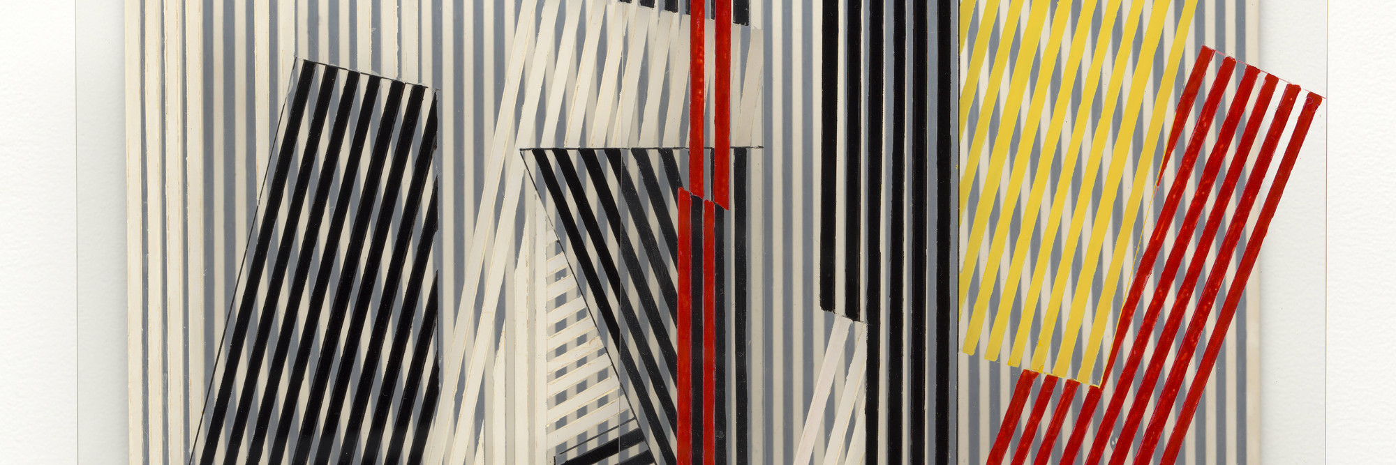 Jesús Rafael Soto. Double Transparency. 1956. Oil on plexiglass and wood with metal rods and bolts, 21 5/8 × 21 5/8 × 12 5/8&#34; (55 × 55 × 32 cm). Gift of Patricia Phelps de Cisneros through the Latin American and Caribbean Fund in honor of Ana Teresa Arismendi