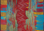 Liz Collins. Heartbeat. 2019. Silk and linen textile, Jacquard woven and cut. Museum of Art Rhode Island School of Design, Providence. © Liz Collins