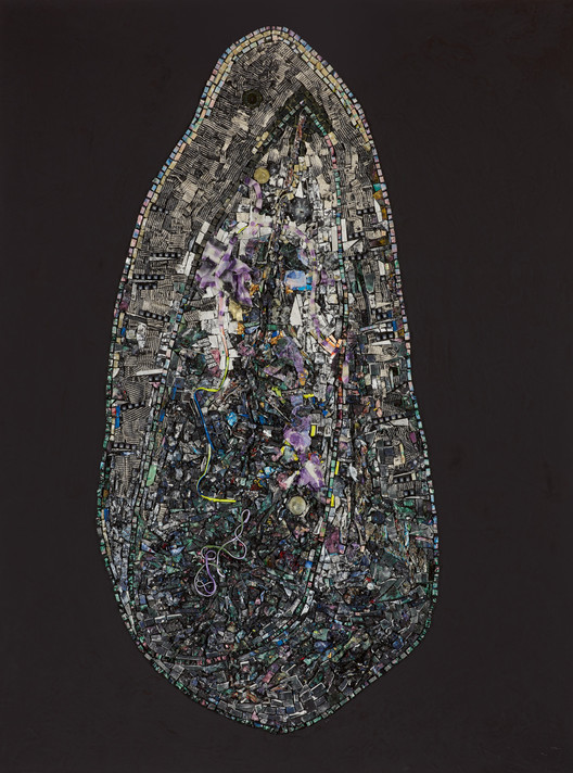 Jack Whitten. Black Monolith VII (Du Bois Legacy: For W. E. Burghardt). 2014. Acrylic on canvas