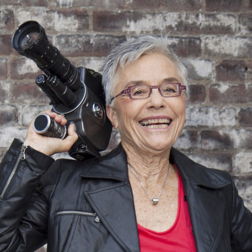 (Left) Barbara Hammer in 2010. Photo by Susan Wides. (Right) Barbara Hammer in 1979. Courtesy of Barbara Hammer Estate.