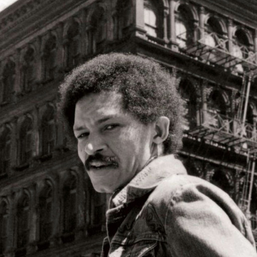 Portrait of Jack Whitten on Broome Street, New York, 1974. Photo: Paul G. Viani. © Paul G. Viani