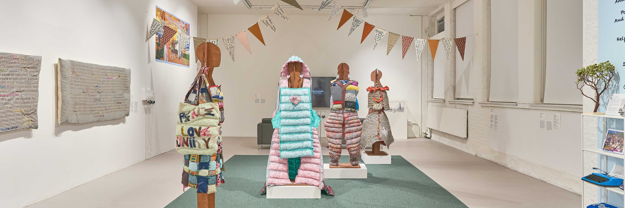 Installation view of Fortune Society: Future Freedoms, on view at MoMA PS1 from November 14, 2024 through March 24, 2025. Photo: Steven Paneccasio