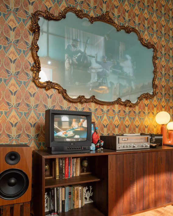 Installation view of DonChristian Jones: The Sumptuous Discovery of Gotham a Go-Go, MoMA PS1, January 30–April 28, 2025