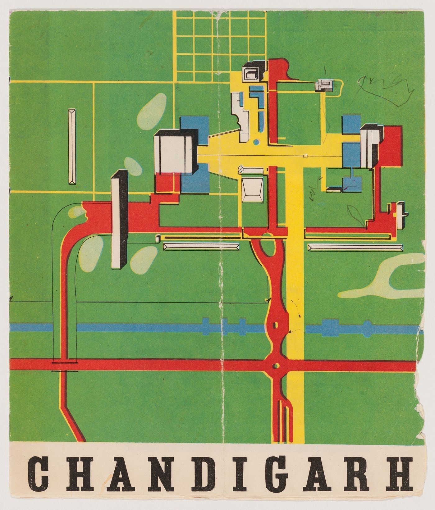 ル・コルビュジエ 名作ポスターChandigarh 1954 Corbusier ル・コルビュジエ 名作ポスターChandigarh 1954 Corbusier