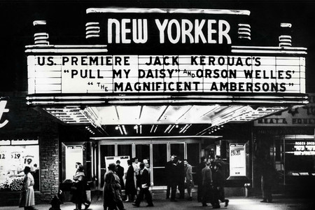 The New Yorker Theater marquee, May 1960
