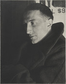 Portrait of Marcel Duchamp on gelatin silver print. 1920-21.Yale University Art Gallery. Photograph: Man Ray