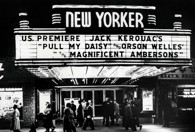 The New Yorker Theater marquee, May 1960