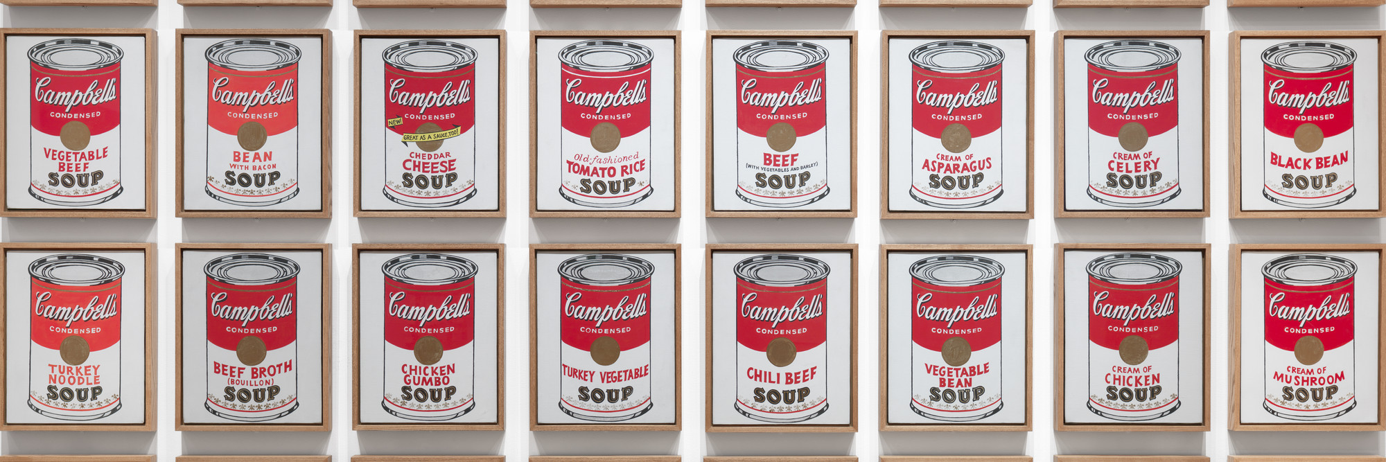 Andy Warhol. Campbell's Soup Cans. 1962