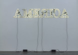 Image credit: Glenn Ligon. Rückenfigur. 2009. Neon and paint. Edition of 3 and 2 APs. © Glenn Ligon. Courtesy of the artist, Hauser &amp; Wirth, and Thomas Dane Gallery