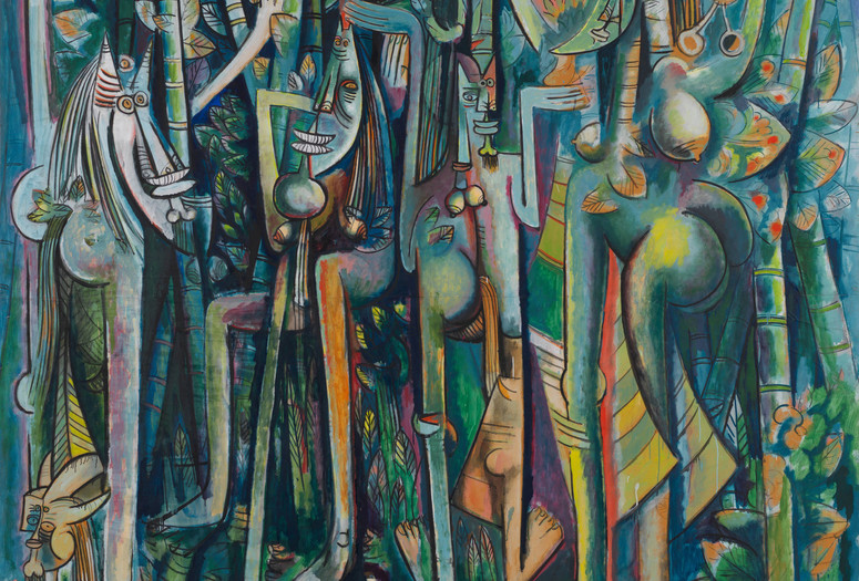 Image: Wifredo Lam. The Jungle. 1942–43. Oil on paper on canvas. The Museum of Modern Art, New York. Inter-American Fund. © 2025 Artists Rights Society (ARS), New York/ADAGP, Paris