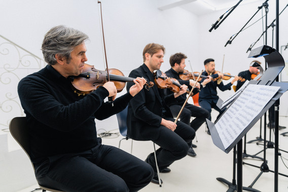 String Quartet for Six Players (1976) and The Way He Always Wanted It XI (2013)