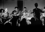 Stephen Prina. To the People of Berlin. 2000. Performed at Hamburger Bahnhof, Nationalgalerie der Gegenwart, June 21, 2000. Photo: Johannes Zappe. © Stephen Prina, Freunde Guter Musik Berlin e.V.