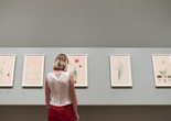 Installation view of Hilma af Klint: What Stands Behind the Flowers, The Museum of Modern Art, New York, May 11–September 27, 2025. Photo: Alycia Kravitz