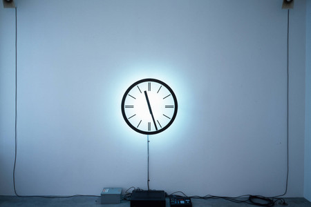 Stephen Prina. The Top Thirteen Singles from Billboard’s Hot 100 Singles Chart for the Week Ending September 11, 1993. 1993. Enamel on aluminum, acrylic, electronic hardware, carillon. The Museum of Modern Art, New York. Acquired in part through the generosity of Eleanor Heyman Propp