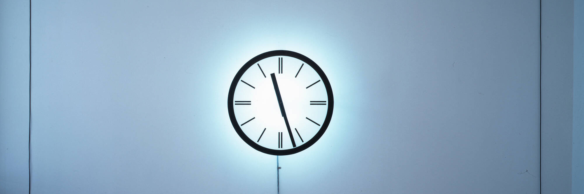 Stephen Prina. The Top Thirteen Singles from Billboard’s Hot 100 Singles Chart for the Week Ending September 11, 1993. 1993. Enamel on aluminum, acrylic, electronic hardware, carillon. The Museum of Modern Art, New York. Acquired in part through the generosity of Eleanor Heyman Propp