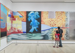 Installation view of James Rosenquist&#39;s F-111, The Museum of Modern Art, New York, October 7, 2022–ongoing. Photo: Gus Powell