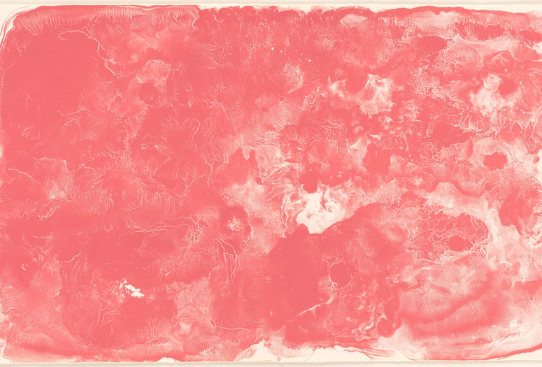 Ruth Asawa. Untitled (TAM.1488, Pink). 1965. Lithograph, composition and sheet: 22 3/16 × 35 3/16" (56.3 × 89.4 cm). Publisher: Tamarind Lithography Workshop, Inc., Los Angeles. Printer: Tamarind Lithography Workshop, Inc., Los Angeles. Edition: proof outside the edition of 20. The Museum of Modern Art, New York. Gift of Kleiner, Bell &amp; Co. © Estate of Ruth Asawa