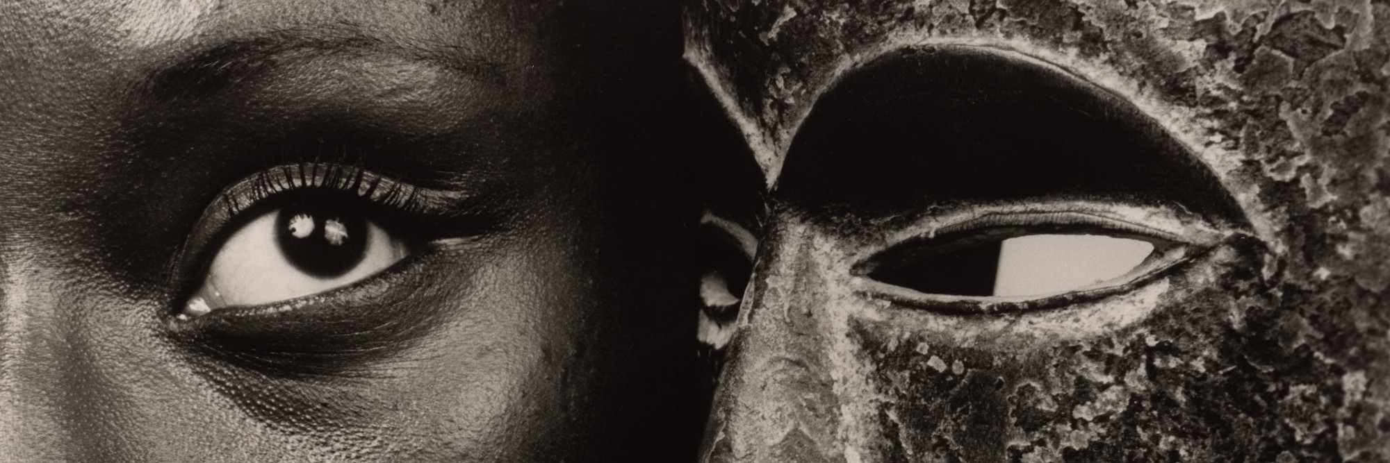 Angèle Etoundi Essamba. Héritage 2 from the series Masks. 1999. Gelatin silver print, 15 × 18 7/16" (38.1 × 46.8 cm). The Museum of Modern Art, New York. Committee on Photography Fund. © 2025 Angèle Etoundi Essamba. Photo: Robert Gerhardt